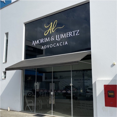 Fachada do escritório Amorim & Lumertz